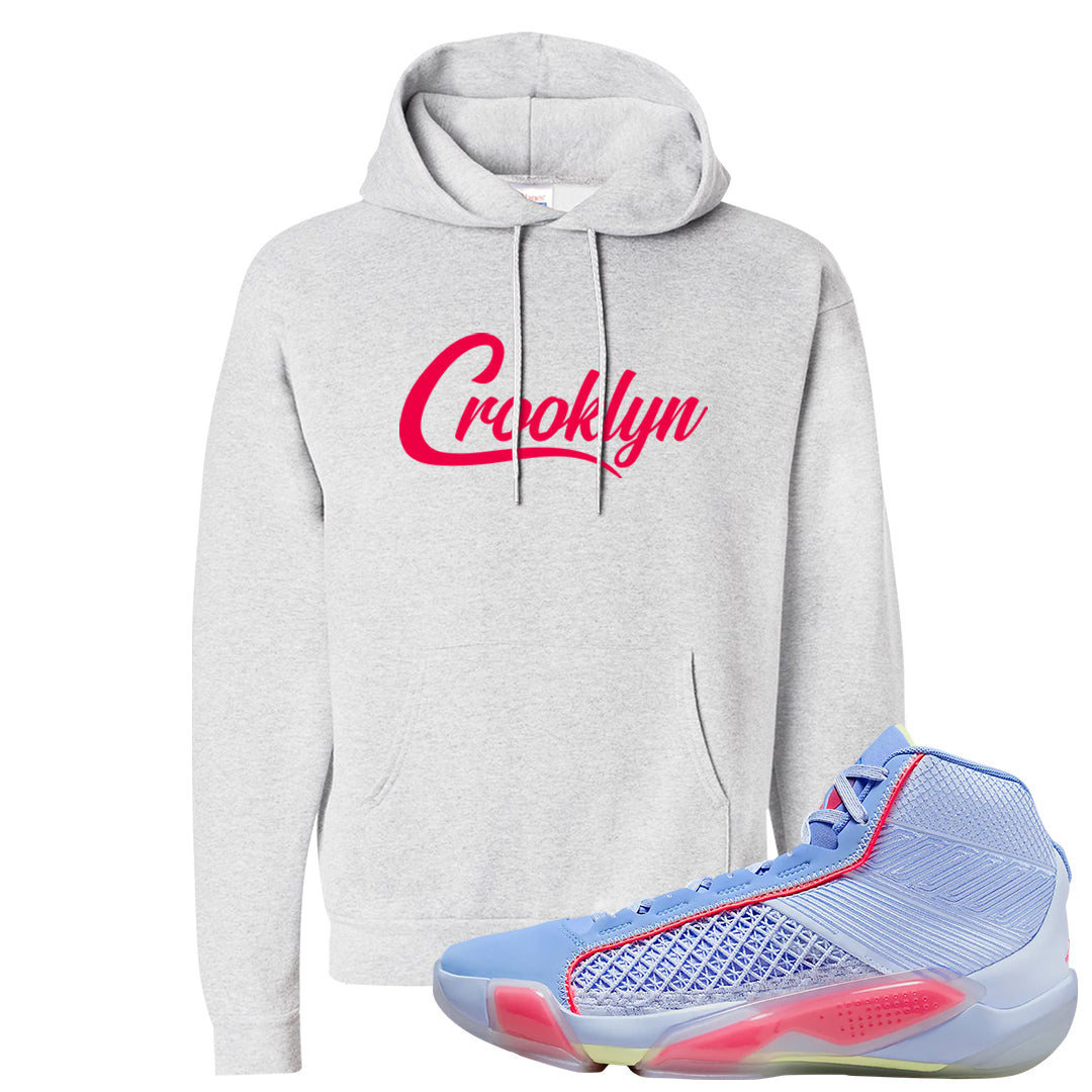 Fadeaway 38s Hoodie | Crooklyn, Ash