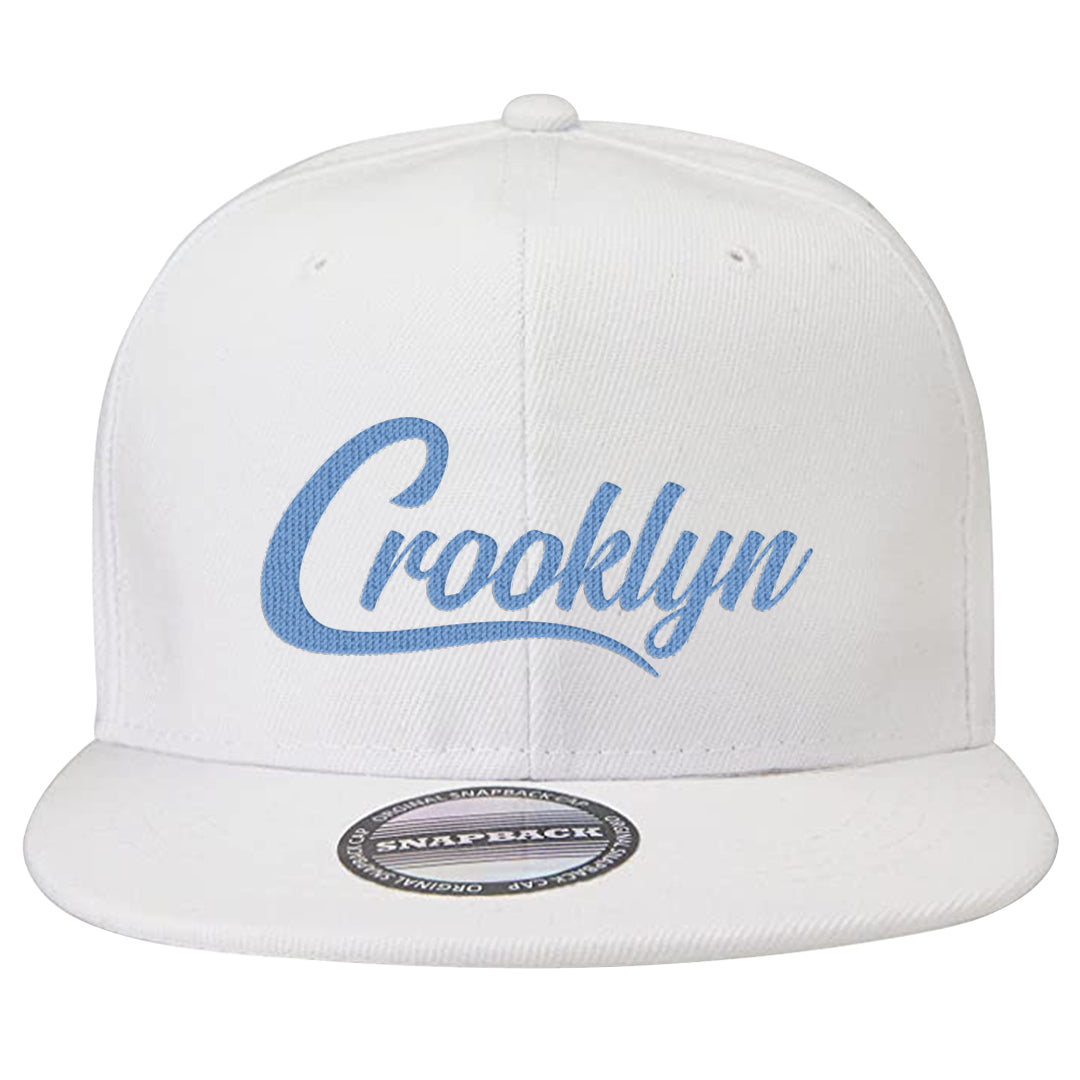 Fadeaway 38s Snapback Hat | Crooklyn, White