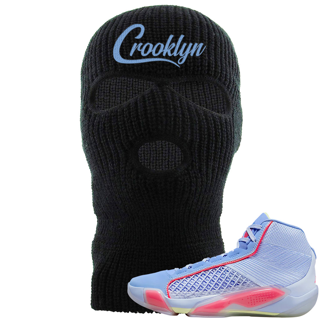 Fadeaway 38s Ski Mask | Crooklyn, Black