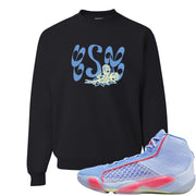 Fadeaway 38s Crewneck Sweatshirt | Certified Sneakerhead, Black