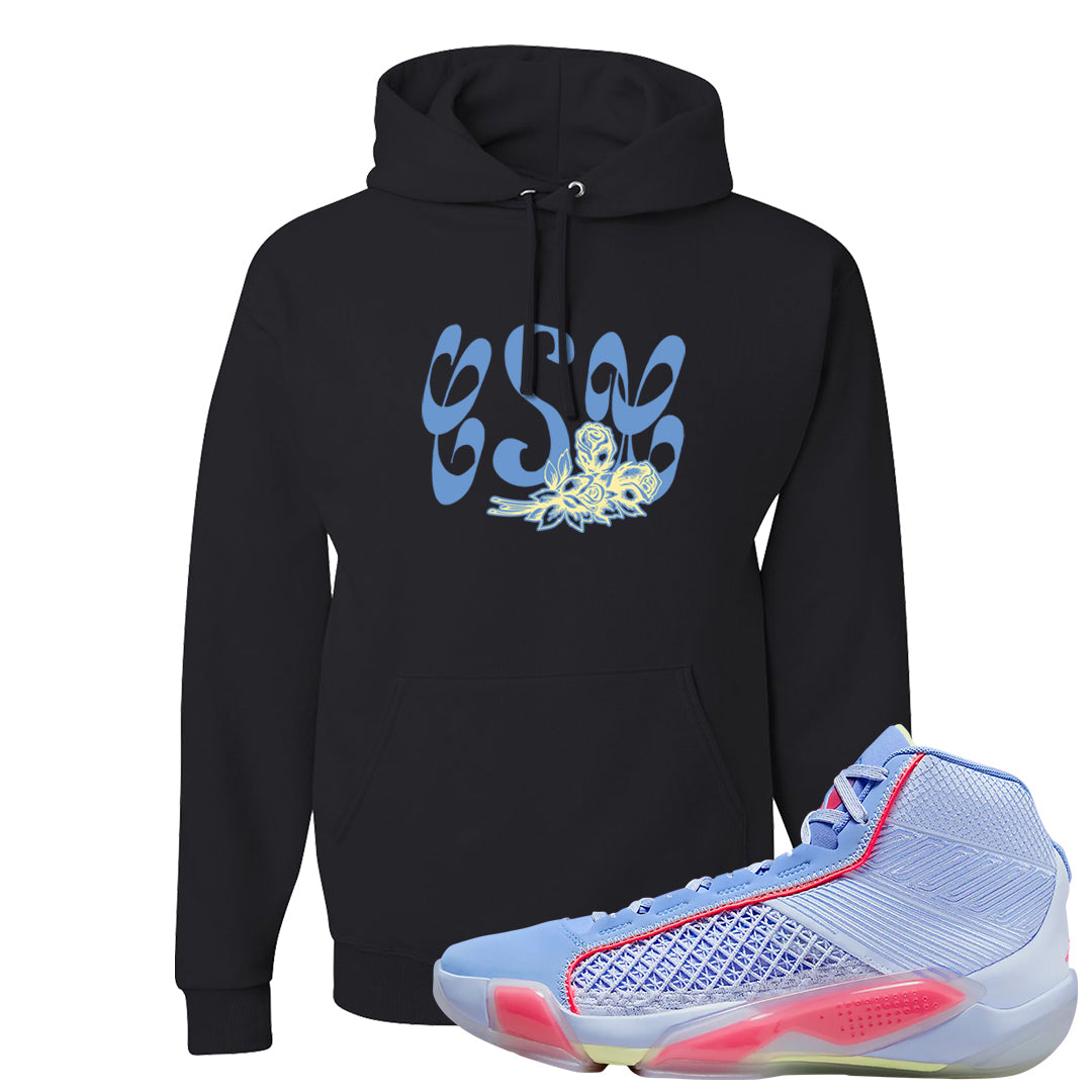 Fadeaway 38s Hoodie | Certified Sneakerhead, Black