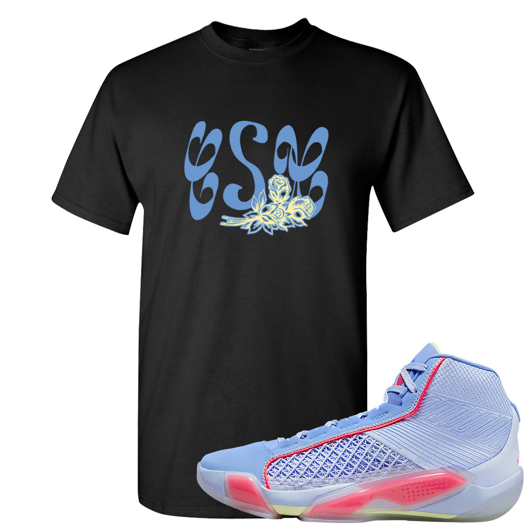 Fadeaway 38s T Shirt | Certified Sneakerhead, Black