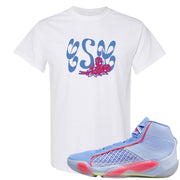 Fadeaway 38s T Shirt | Certified Sneakerhead, White