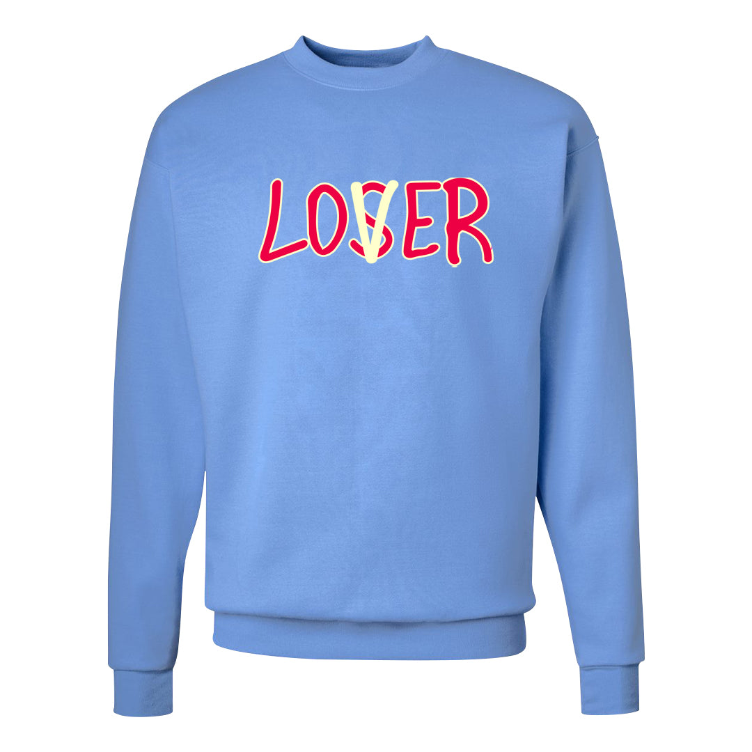 Fadeaway 38s Crewneck Sweatshirt | Lover, Carolina Blue