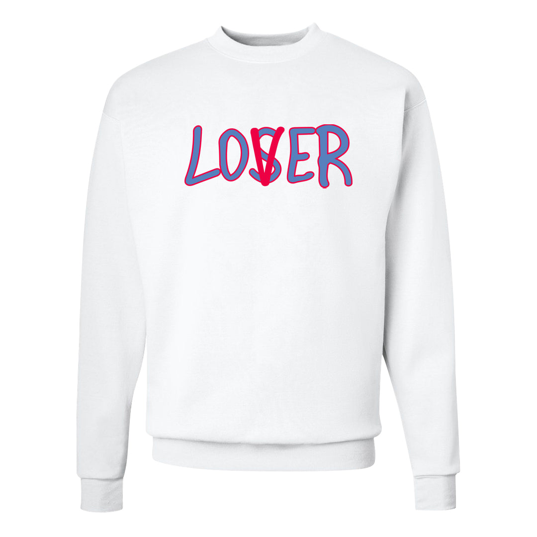 Fadeaway 38s Crewneck Sweatshirt | Lover, White