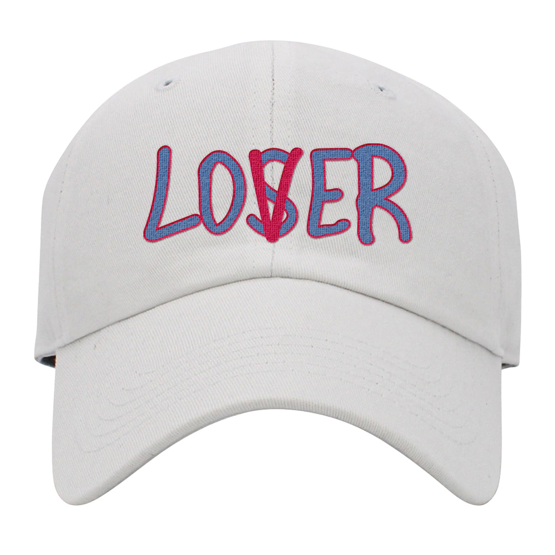 Fadeaway 38s Dad Hat | Lover, White