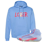 Fadeaway 38s Hoodie | Lover, Carolina Blue