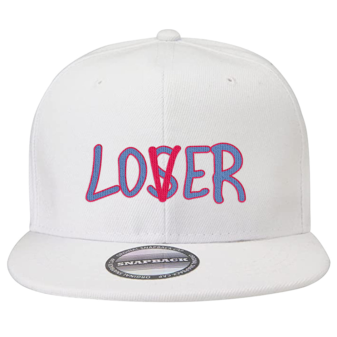 Fadeaway 38s Snapback Hat | Lover, White