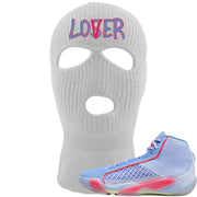 Fadeaway 38s Ski Mask | Lover, White