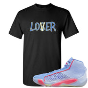 Fadeaway 38s T Shirt | Lover, Black