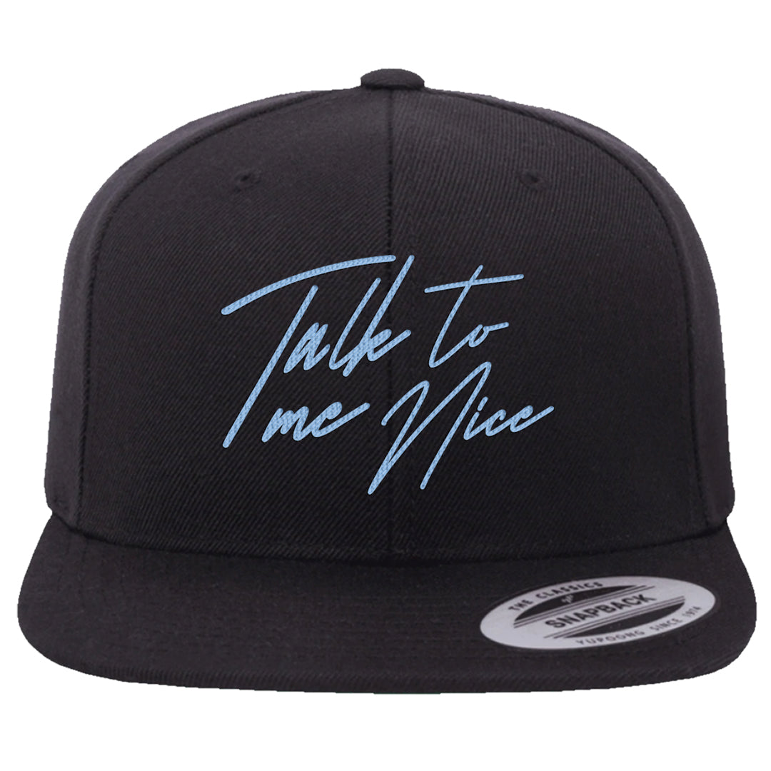 Fadeaway 38s Snapback Hat | Talk To Me Nice, Black