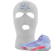 Fadeaway 38s Ski Mask | Talk To Me Nice, White