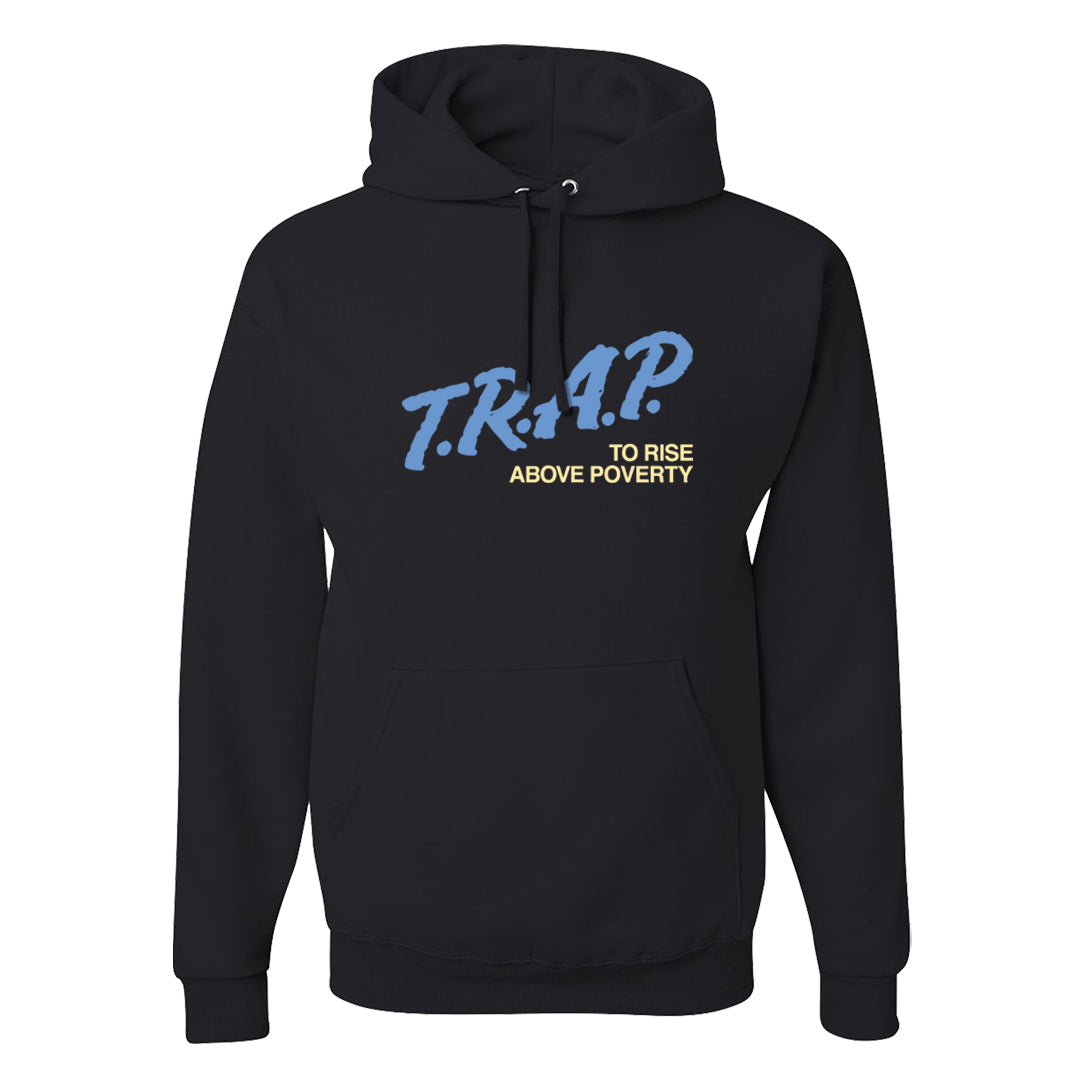 Fadeaway 38s Hoodie | Trap To Rise Above Poverty, Black