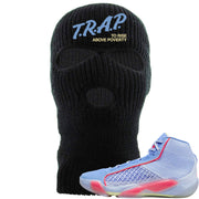 Fadeaway 38s Ski Mask | Trap To Rise Above Poverty, Black