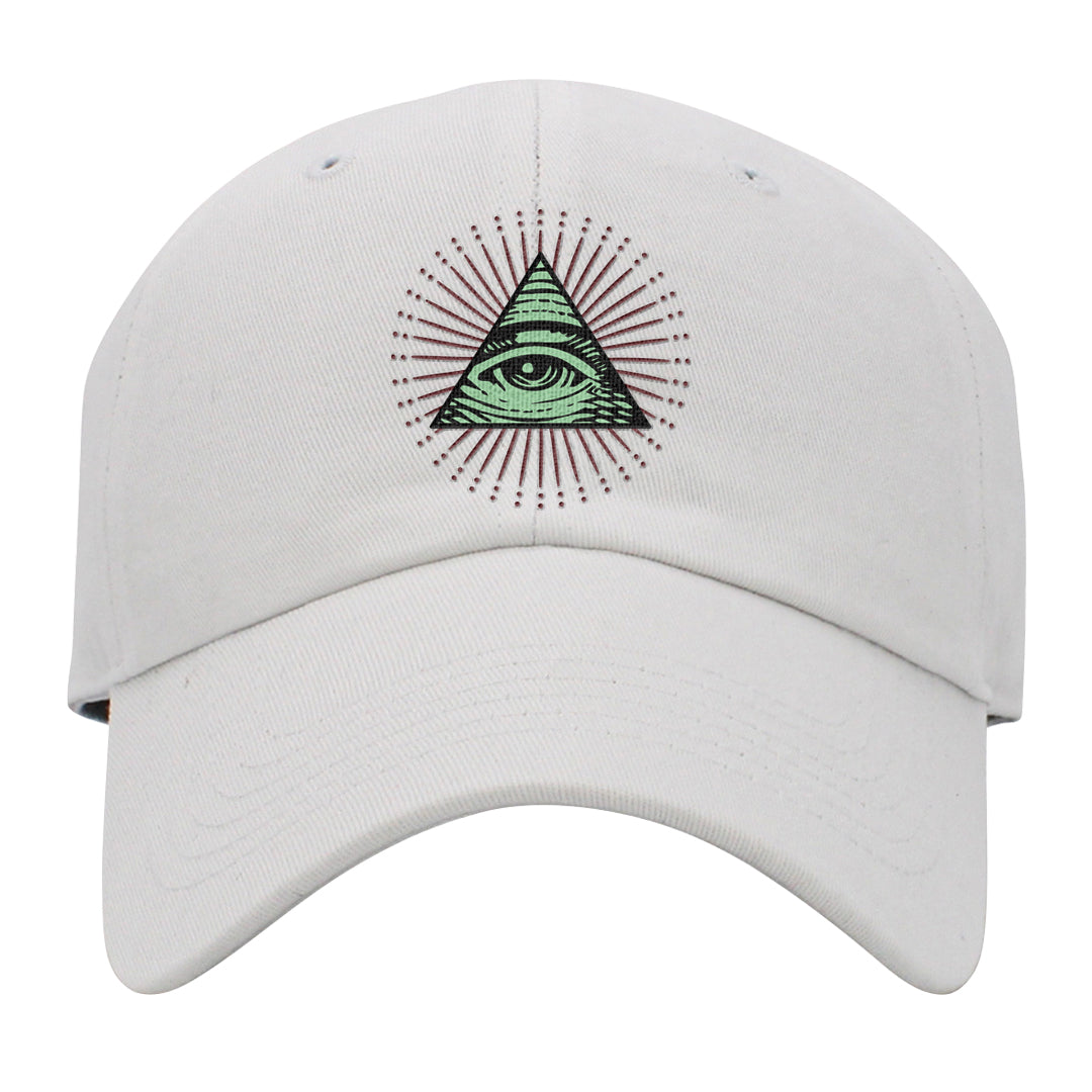 Year of the Dragon 38s Dad Hat | All Seeing Eye, White