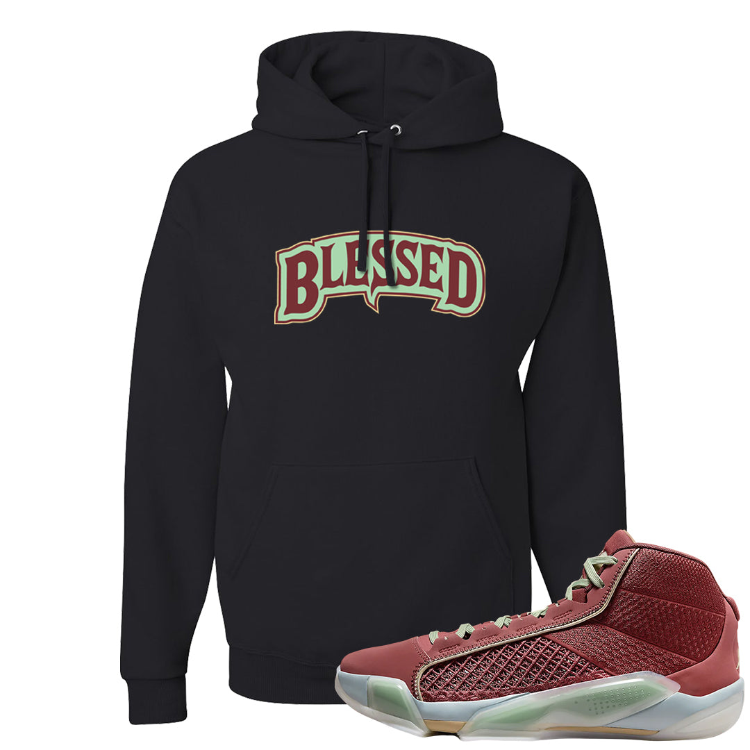 Year of the Dragon 38s Hoodie | Blessed Arch, Black