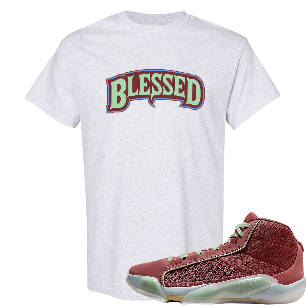 Year of the Dragon 38s T Shirt | Blessed Arch, Ash