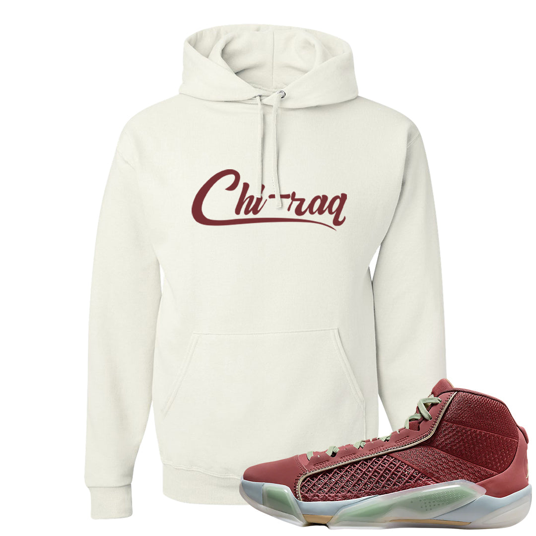 Year of the Dragon 38s Hoodie | Chiraq, White