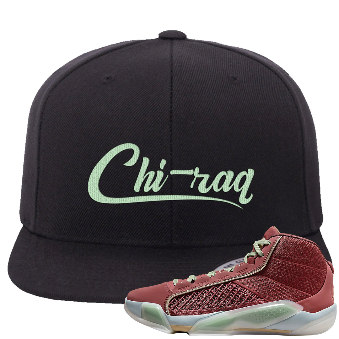Year of the Dragon 38s Snapback Hat | Chiraq, Black