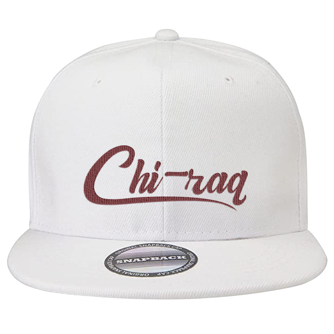 Year of the Dragon 38s Snapback Hat | Chiraq, White