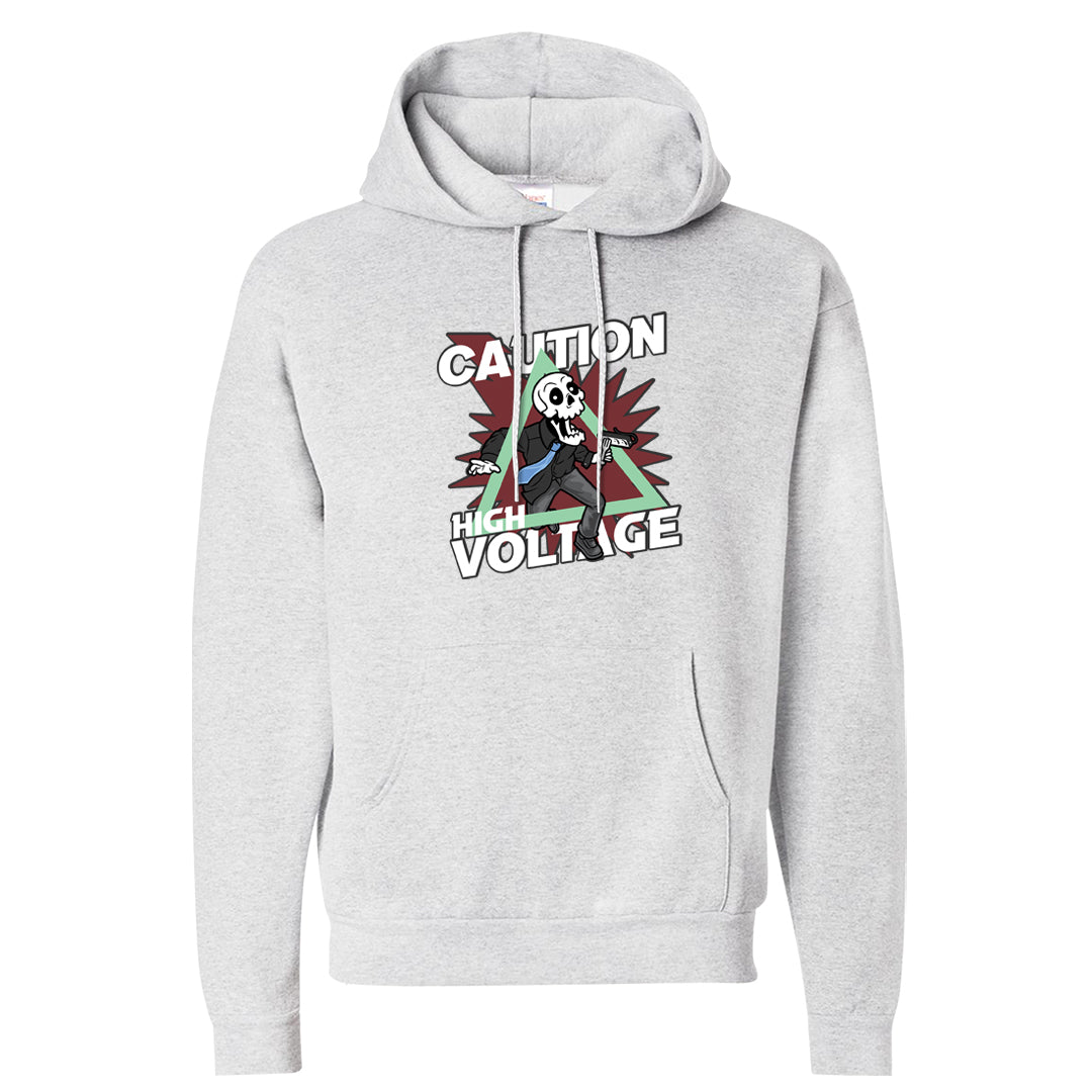 Year of the Dragon 38s Hoodie | Caution High Voltage, Ash