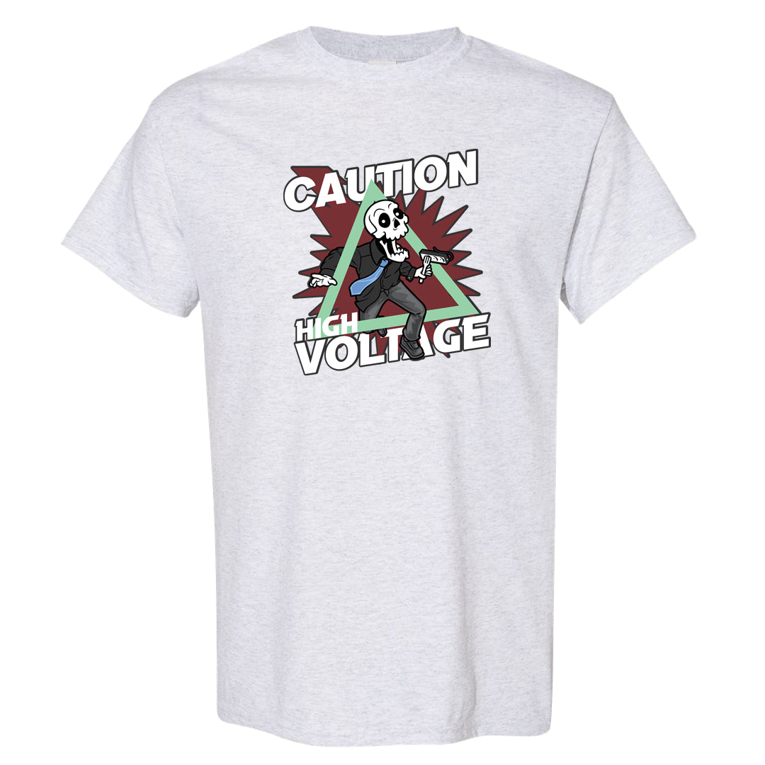 Year of the Dragon 38s T Shirt | Caution High Voltage, Ash