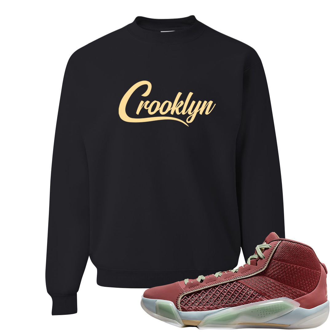 Year of the Dragon 38s Crewneck Sweatshirt | Crooklyn, Black