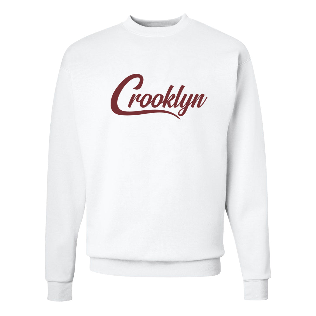 Year of the Dragon 38s Crewneck Sweatshirt | Crooklyn, White