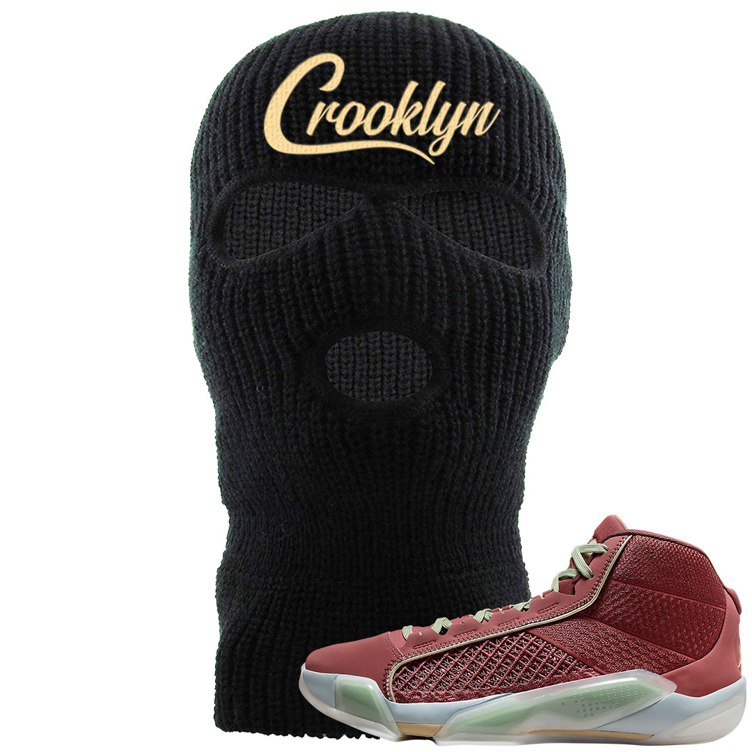 Year of the Dragon 38s Ski Mask | Crooklyn, Black