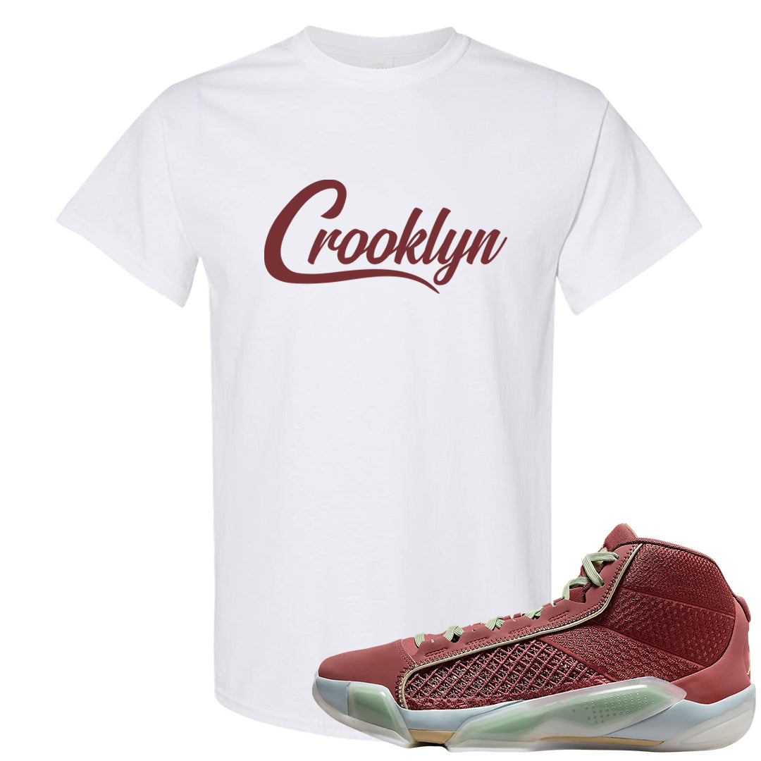 Year of the Dragon 38s T Shirt | Crooklyn, White