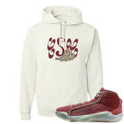 Year of the Dragon 38s Hoodie | Certified Sneakerhead, White