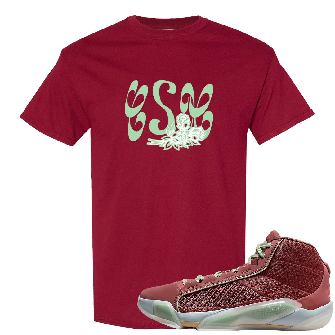 Year of the Dragon 38s T Shirt | Certified Sneakerhead, Garnet