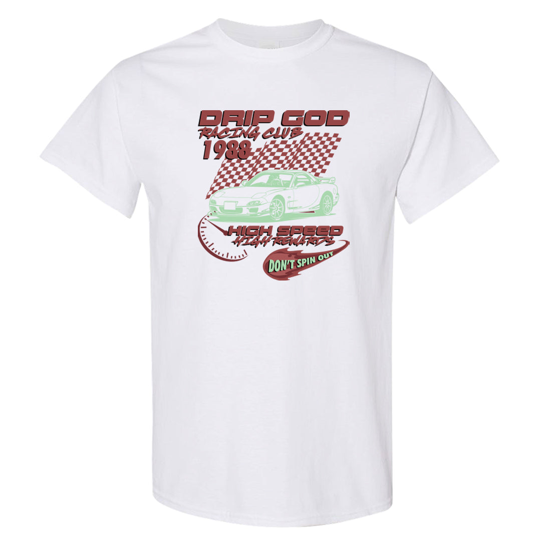 Year of the Dragon 38s T Shirt | Drip God Racing Club, White
