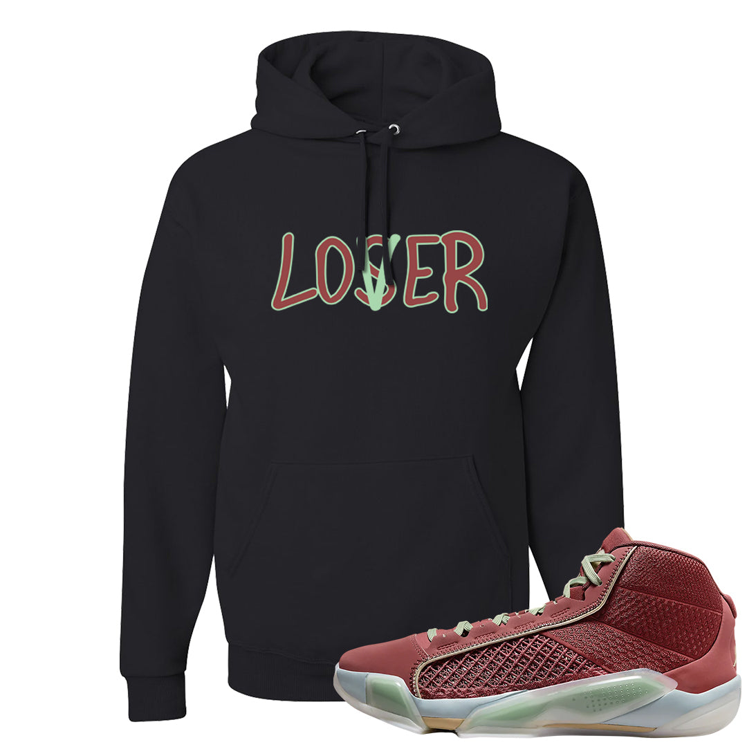 Year of the Dragon 38s Hoodie | Lover, Black