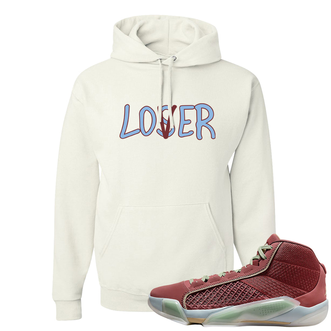 Year of the Dragon 38s Hoodie | Lover, White