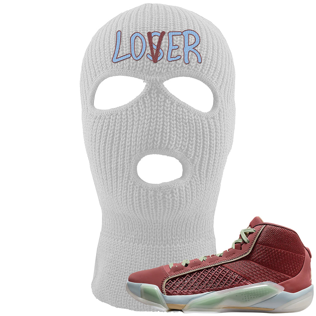 Year of the Dragon 38s Ski Mask | Lover, White