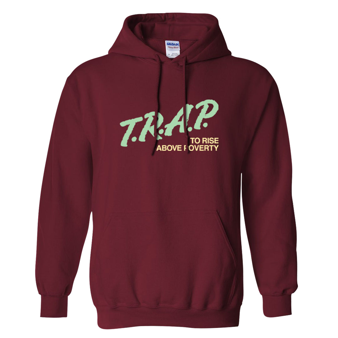 Year of the Dragon 38s Hoodie | Trap To Rise Above Poverty, Garnet