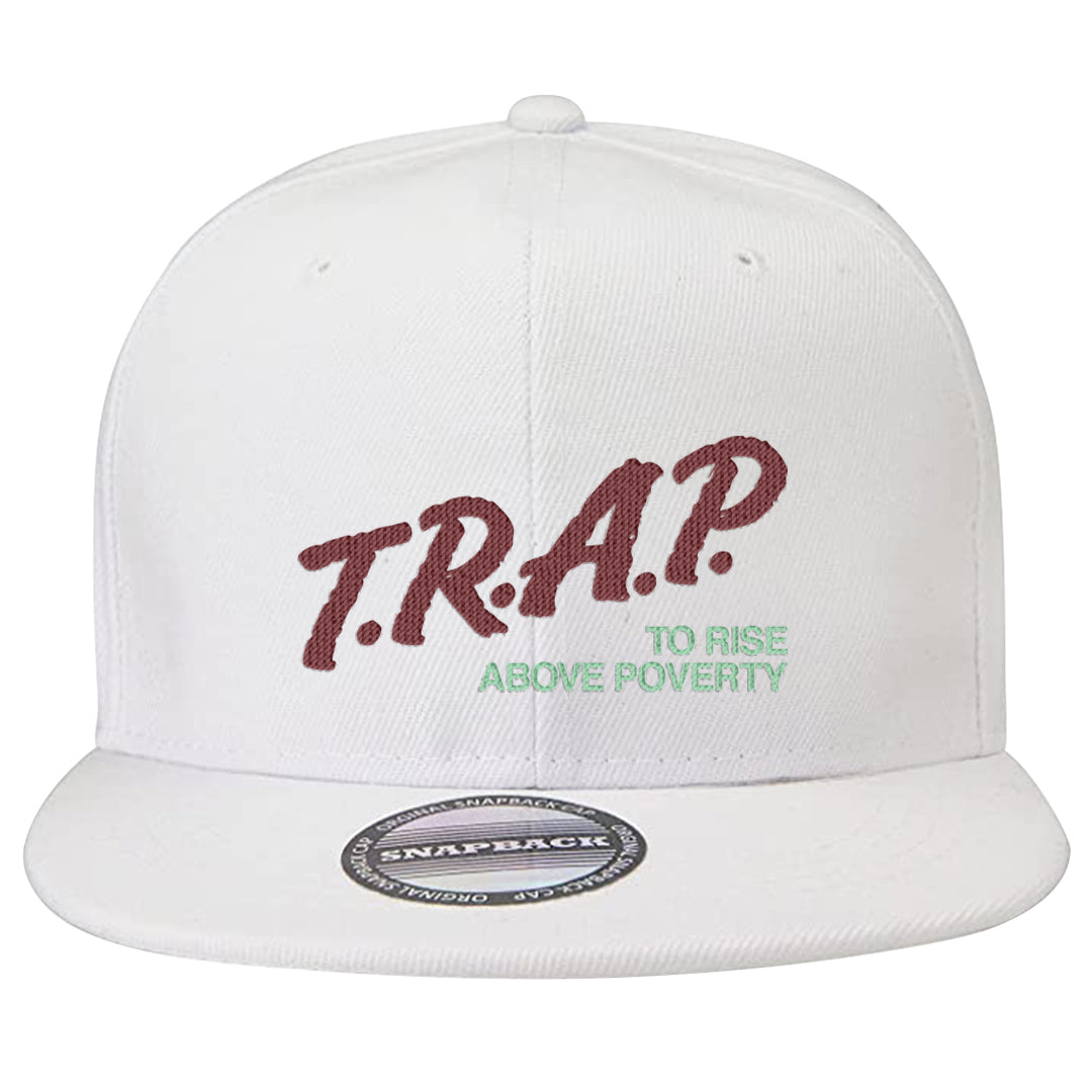 Year of the Dragon 38s Snapback Hat | Trap To Rise Above Poverty, White