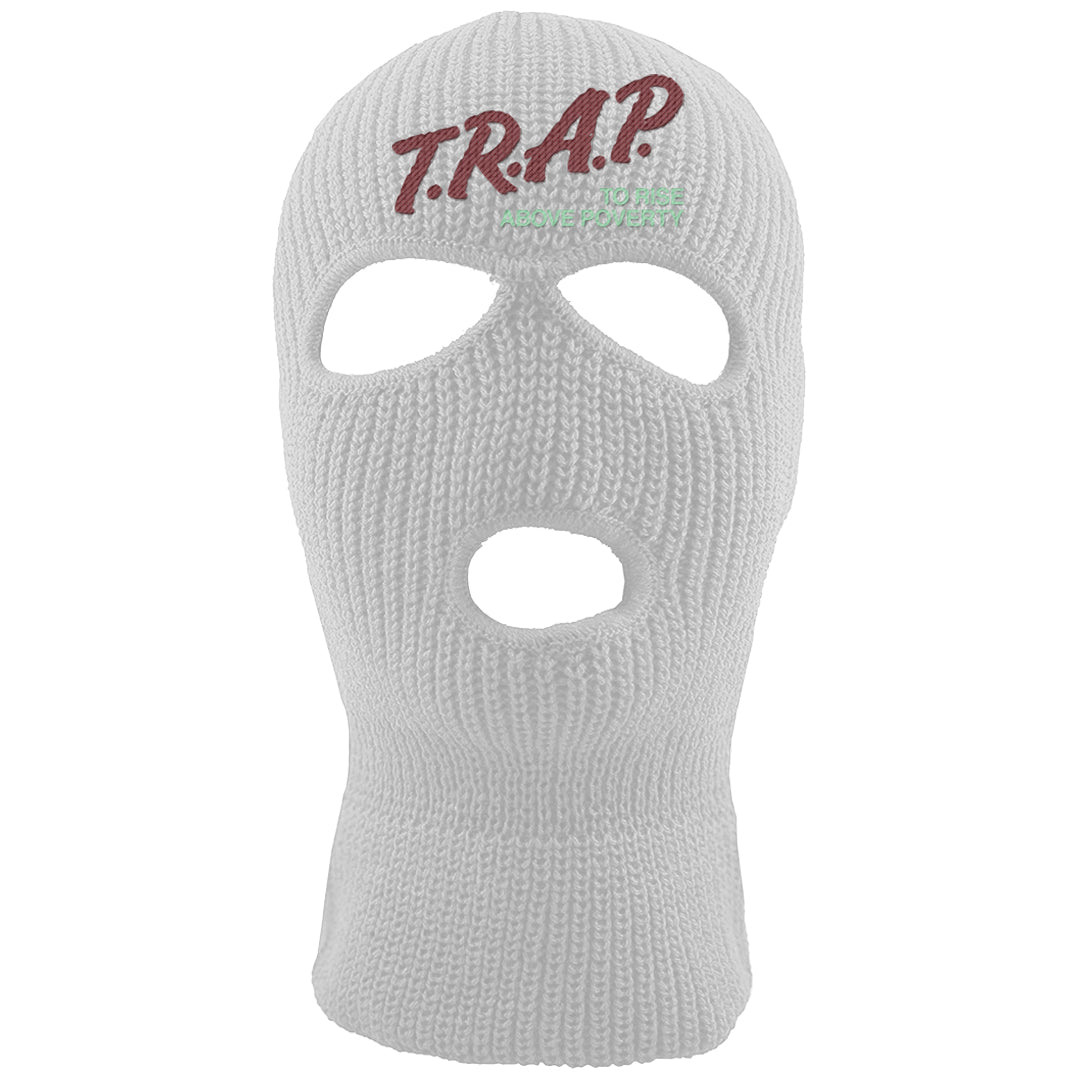 Year of the Dragon 38s Ski Mask | Trap To Rise Above Poverty, White