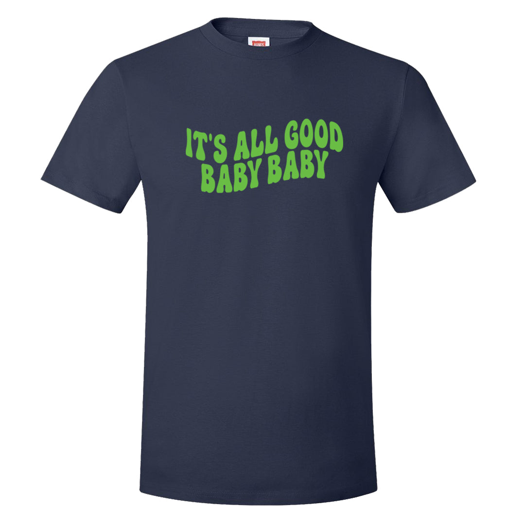 Juice 3s T Shirt | All Good Baby, Navy