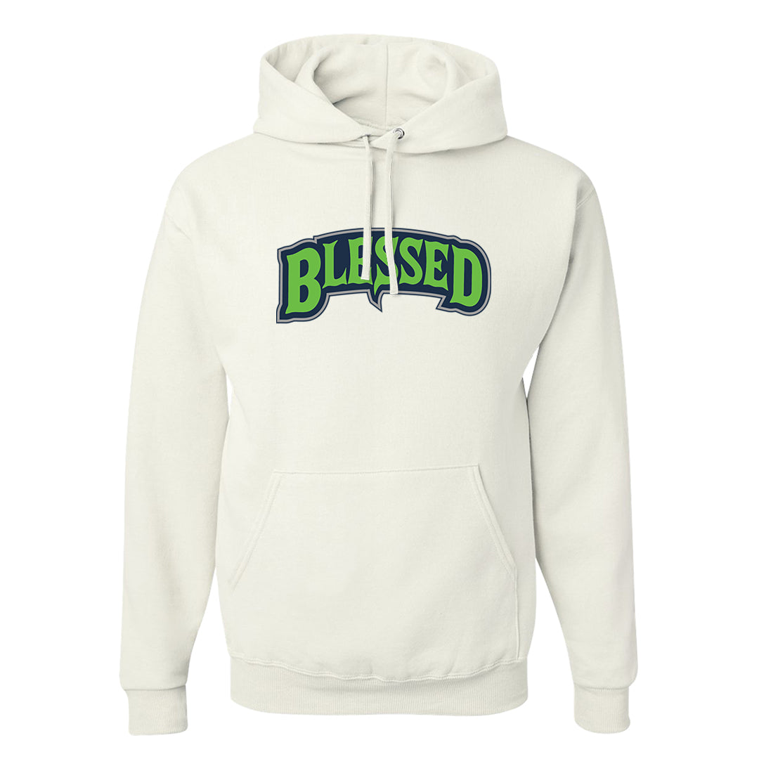 Juice 3s Hoodie | Blessed Arch, White