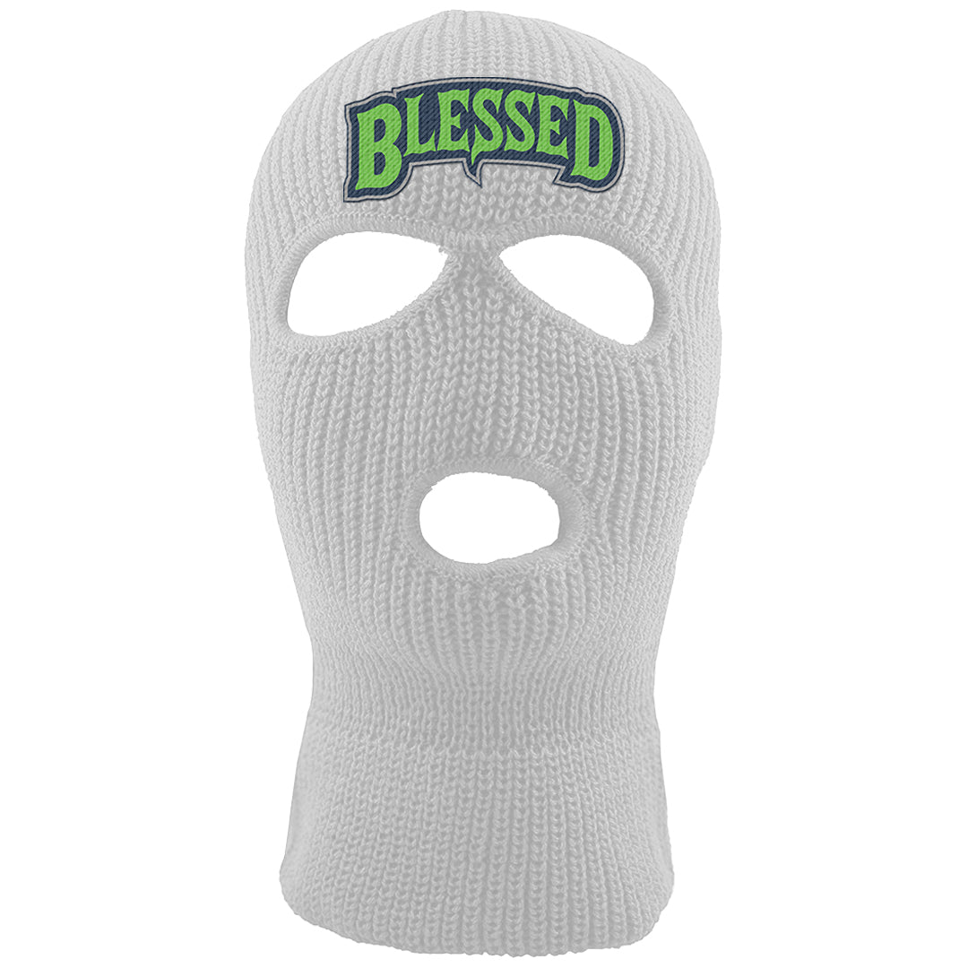 Juice 3s Ski Mask | Blessed Arch, White