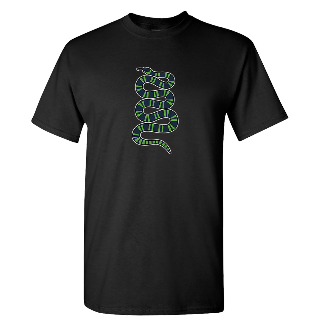 Juice 3s T Shirt | Coiled Snake, Black