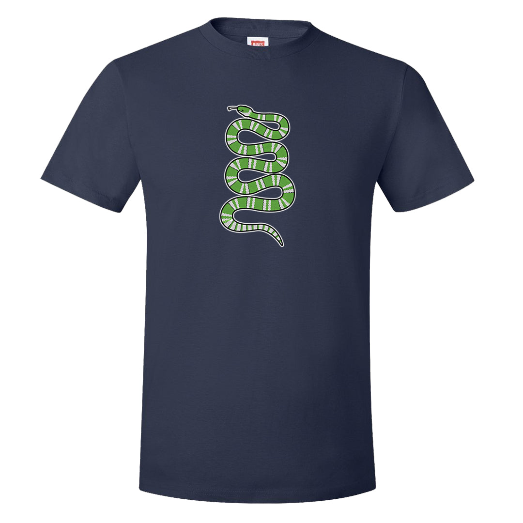Juice 3s T Shirt | Coiled Snake, Navy