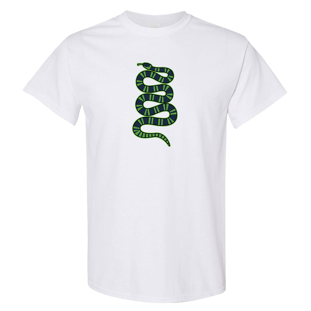 Juice 3s T Shirt | Coiled Snake, White