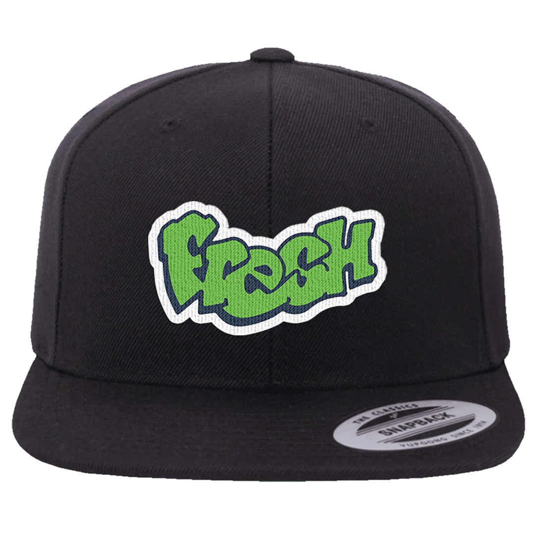 Juice 3s Snapback Hat | Fresh, Black