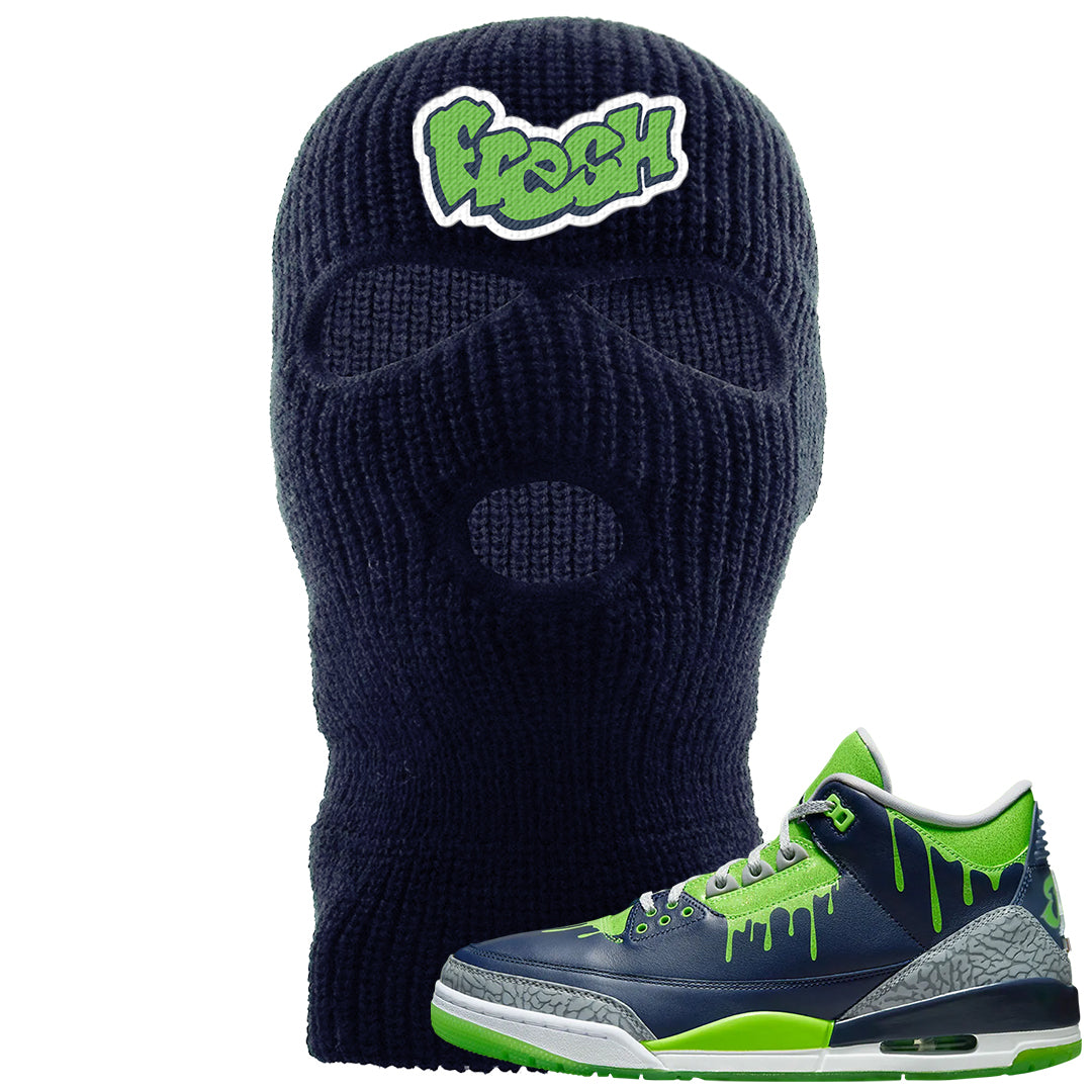 Juice 3s Ski Mask | Fresh, Navy