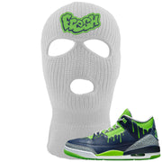 Juice 3s Ski Mask | Fresh, White