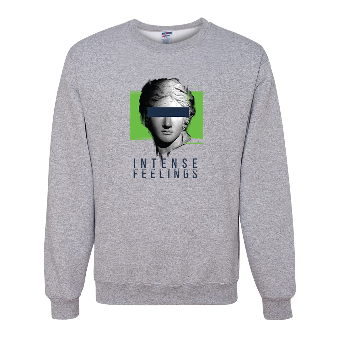 Juice 3s Crewneck Sweatshirt | Intense Feelings, Ash