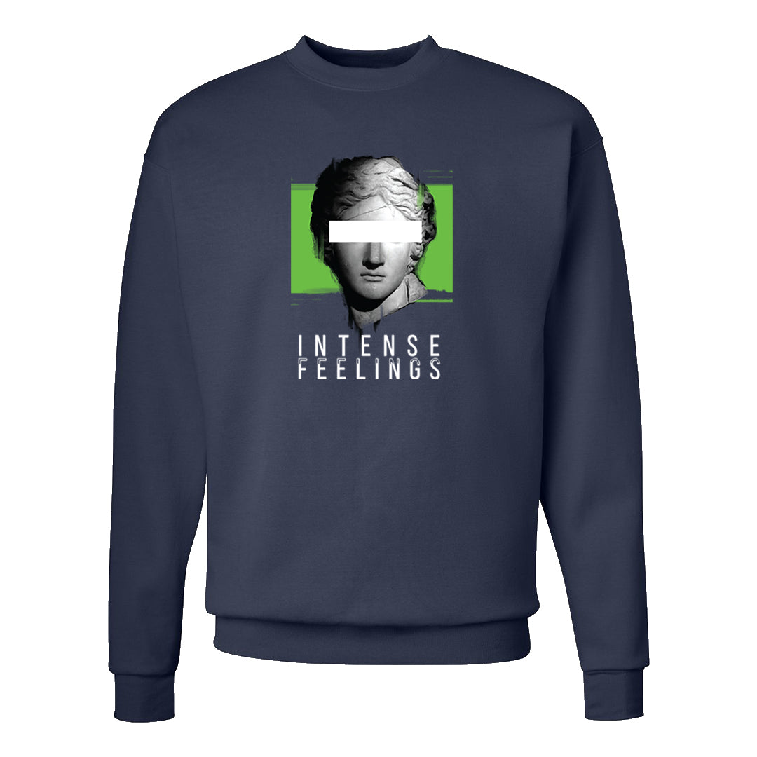Juice 3s Crewneck Sweatshirt | Intense Feelings, Navy